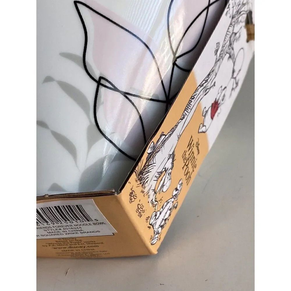 Disney Winnie the Pooh & Piglet Autumn Fall Ramen Bowl & Chopsticks NEW - Picture 7 of 8